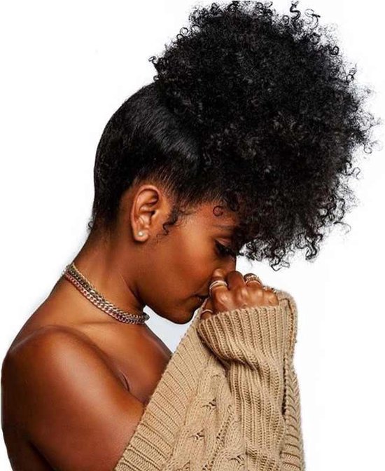 Queue de cheval Afro Kinky Curly 14 pouces