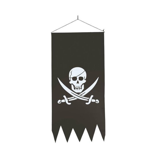 3x Drapeau pirate noir avec crâne 86 cm - Drapeaux pirate - Décoration  thème pirate... | bol.