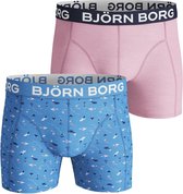 Bjorn Borg Boxershort 2-Pack- Heren - Little Boy Blue - Maat S