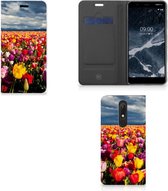 Smart Cover Nokia 5.1 (2018) Tulpen