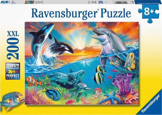 Ravensburger 12900 puzzle Contour pour puzzle 200 pièce(s) Animaux | bol