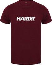 HARDR Classic One T-shirt - Bordeaux - Maat S
