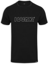 HARDR Outlined T-shirt - Black - Maat XL