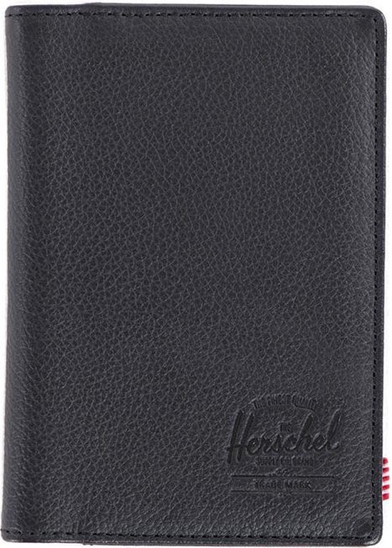 Herschel Raynor Passport Holder RFID Leather Black