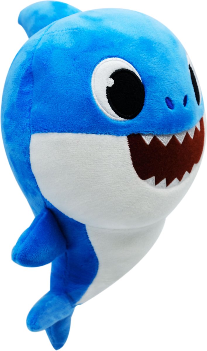 BABY SHARK PELUCHE +/- 20CM BLEU