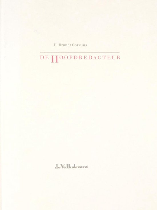 Hoofdredacteur
