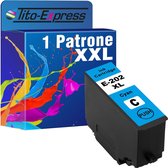 PlatinumSerie 1x cartridge alternatief voor Epson 202XL 202 XL Cyan