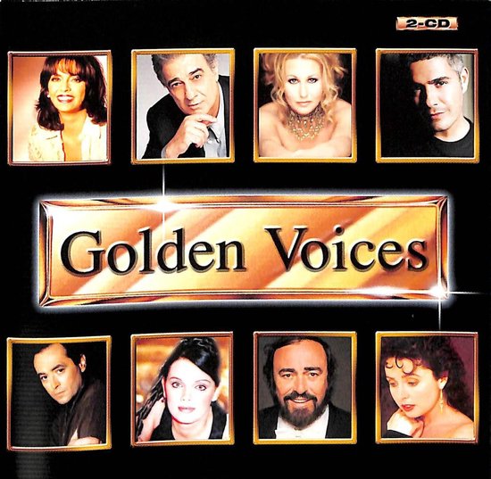 Golden Voices - DUBBEL CD - Alessandro Safina, Era, Secret Garden, Sarah Brighman, Noa, Kiri Te Kanawa, Laura Fygi