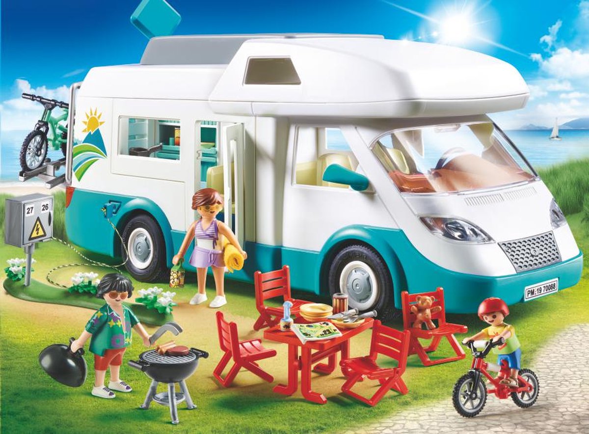 PLAYMOBIL Family Fun Mobilhome met familie - 70088 — afbeelding 12