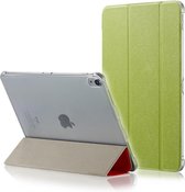 Apple iPad Pro 11 (2018) Hoes - Mobigear - Tri-Fold Serie - Kunstlederen Bookcase - Groen - Hoes Geschikt Voor Apple iPad Pro 11 (2018)