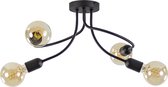 Straluma Spider Plafondlamp - 4 x E27- Metaal -  Zwart - Modern