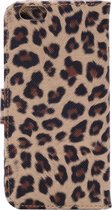 Apple iPhone 6/6s Hoesje - Mobigear - Leopard Serie - Kunstlederen Bookcase - Geel - Hoesje Geschikt Voor Apple iPhone 6/6s