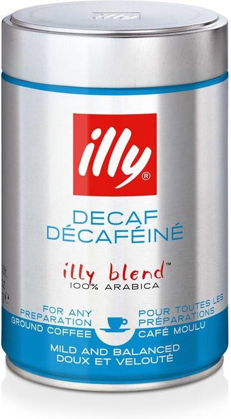 illy Cafeïnevrij gemalen Koffie - 250 gram