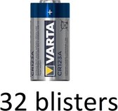 32 stuks (32 zakjes a 1 st) Varta Lithium CR123 3V minigrip