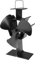 Eurom Kachelventilator voor Houtkachel - Haardventilator - Kachelventilator voor Pelletkachel - Houtkachel - 16 x 9,5 x 25,5 cm