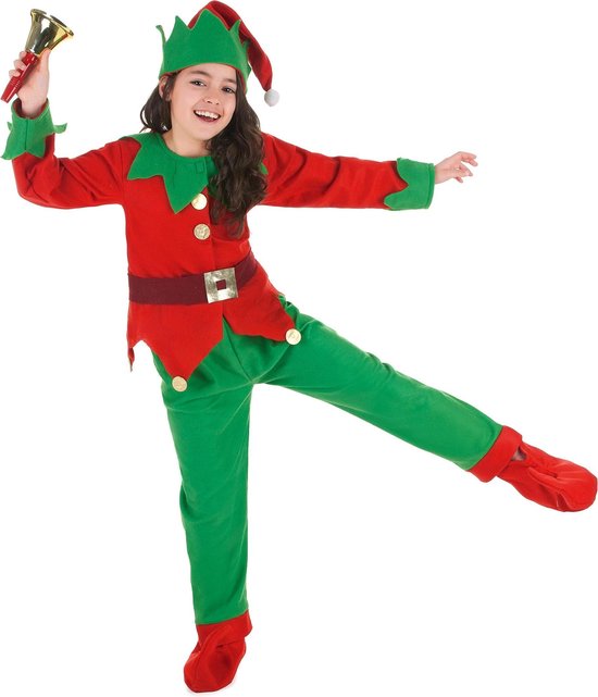 Uitmaken Kijkgat tijdschrift WELLY INTERNATIONAL - Kerstelf kostuum voor kinderen - 104/116 (4-6 jaar) |  bol.com