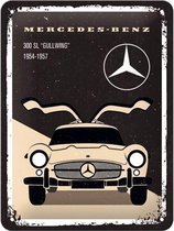 Wandbord - Mercedes benz 300sl -15x20-