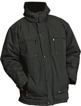 Winterjas parka Emerton zwart maat XL  (heren winterjas)