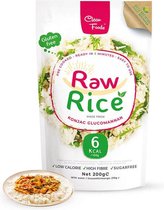 1x RawRijst • Vegan • Vetvrij • Glutenvrij • Koolhydratenvrij • Lactosevrij • Biologisch • Helpt bij afvallen