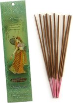 Wierooksticks, handgerold, 'Ragini Todi' met tropisch fruit, jasmijn en sandelhout, 20 sticks