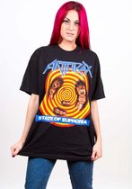 Anthrax Heren Tshirt -S- State Of Euphoria Zwart