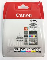 Bol.com Canon PGI-580XL/CLI-581 - Inktcartridge - Multipack / Zwart aanbieding