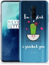 OnePlus 7T Pro Telefoonhoesje met Naam Cactus Glad
