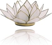 Lotus Sfeerlicht Naturel Goudrand