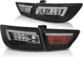 Achterlichten RENAULT CLIO IV 13-16 HB LED STRIP ZWART