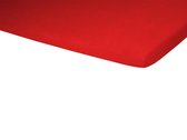 Polydaun - Hoeslaken - Splittopper - Jersey - 140/160 x 200/220 cm - Rood