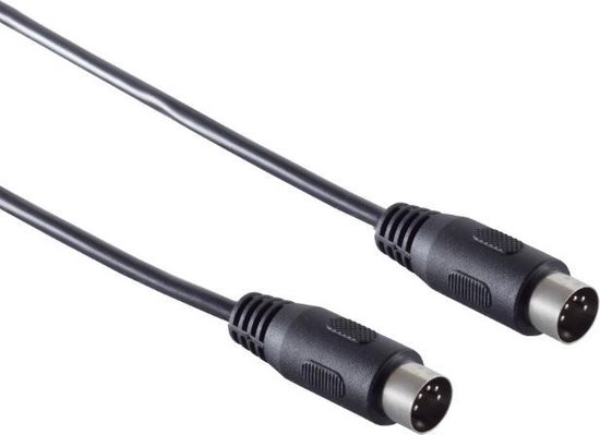 Câble audio DIN 5 broches S-Impuls / noir - 1 mètre | bol.com