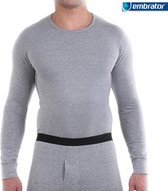 Embrator mannen Thermo Longsleeve licht grijs gemêleerd maat 4XL