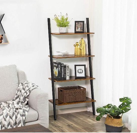 MIRA ladder | 4-boekenplanken | voor woonkamer | | Kantoor... | bol.com
