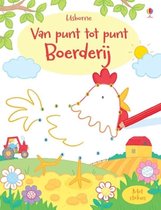 Kinderboeken kleurboek Van punt tot punt boerderij