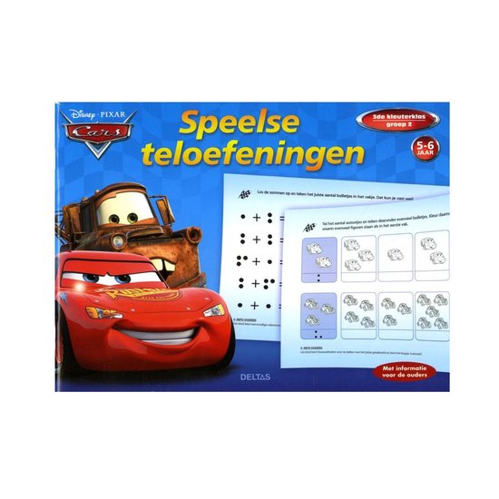 Deltas Disney Speelse teloefeningen (5-6 j.) Cars