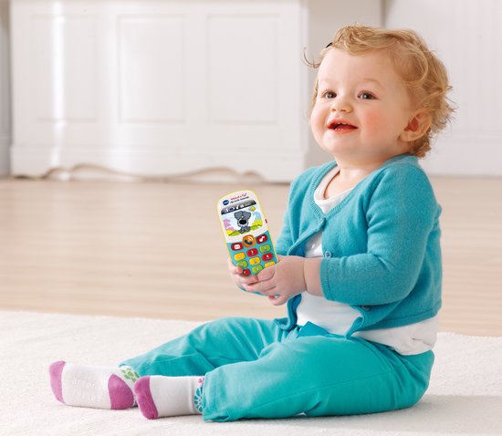 VTech Baby Woezel & Pip Mijn Eerste Telefoontje - Educatief Babyspeelgoed - 6 tot 36 Maanden - VTech