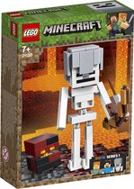LEGO Minecraft BigFig Skelet met Magmakubus - 21150