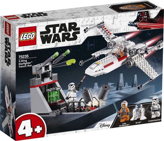 LEGO Star Wars 4+ X-Wing Starfighter Trench Run - 75235 | bol
