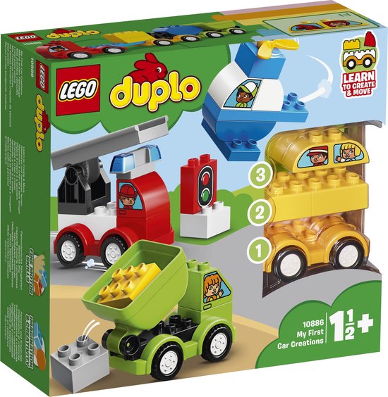 LEGO DUPLO Mijn Eerste Auto Creaties - 10886 | bol.com
