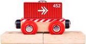Bigjigs Container Wagon - Red (4)