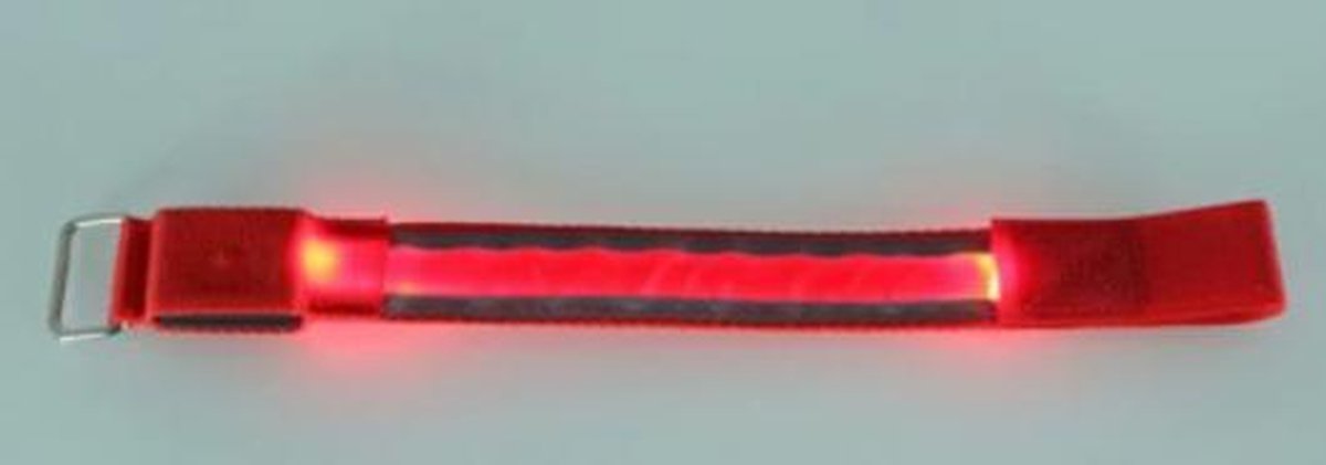 Rode Universele Hardloop LED Lampjes - Sport Verlichting - Reflecterende Hardloop/Fiets Verlichting - Arm/Pols/Enkel Lampjes