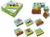 Scratch Puzzel: Blokkenpuzzel Bos Met 9 Blokken