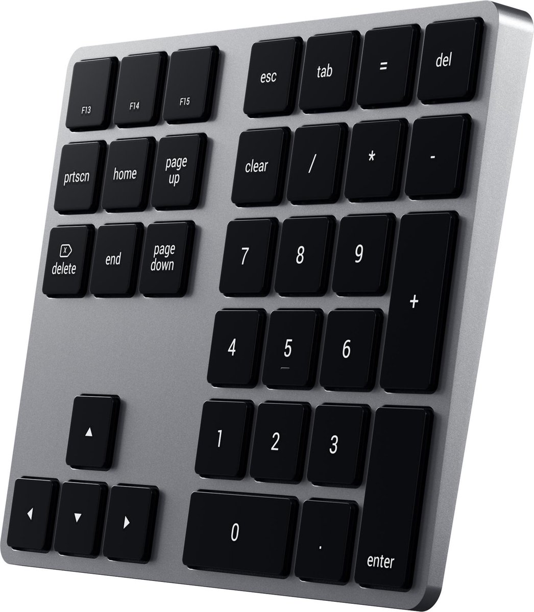 Satechi bluetooth extended keypad - Grijs thumbnail 6