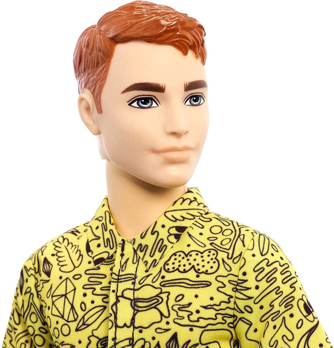 BARBIE Poupée Ken Fashionistas avec chemise et noeud papillon - Barbie