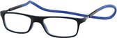 Lookofar Leesbril Magneet Rubber Blauw/zwart Sterkte +3,00 (le-0180b)