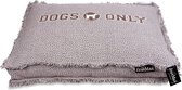 Lex & Max Dogs Only - Housse amovible pour coussin pour chien - Lit box - 75x50x9cm - Taupe