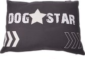 Lex & Max Dog Star - Losse hoes voor hondenkussen - Rechthoek - Antraciet - 100x70cm