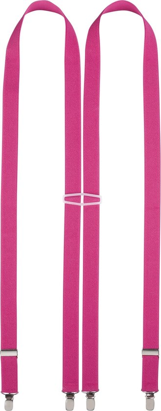 Daspartout - roze bretels - vier stevige clips - H model