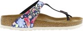 Birkenstock Gizeh Supernatural Flowers regular Supernatural Flower Dames Slippers - Navy - Maat 37