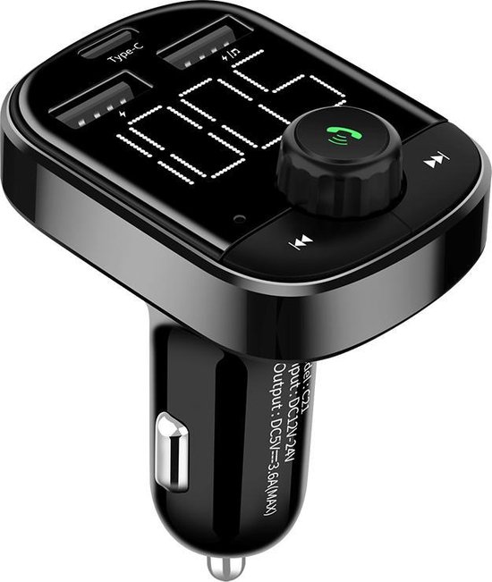 Bluetooth FM - Bluetooth Radio Car Player - Auto Oplader -... bol.com